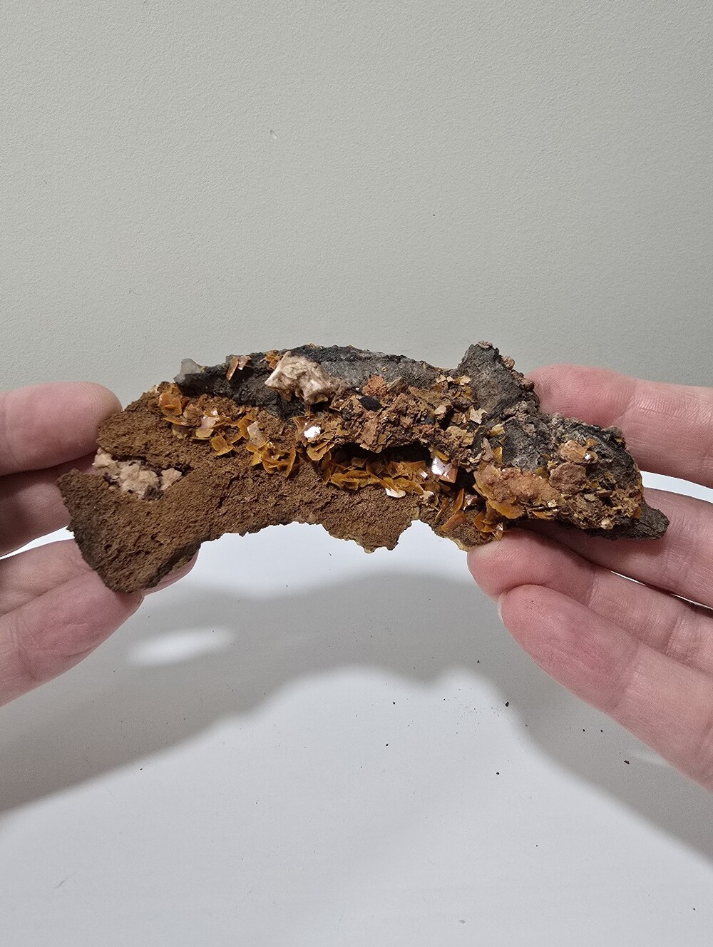 Wulfenite Crystal Cluster